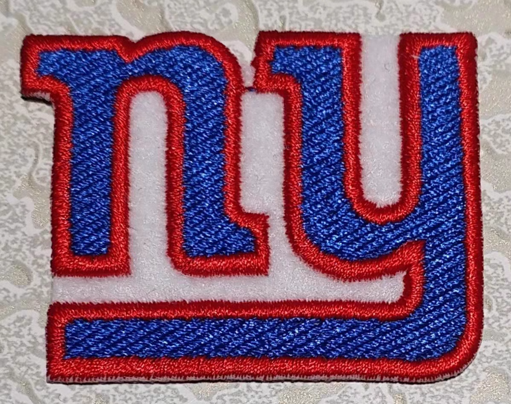 New York Giants Logo Iron-on Patch 4.3cmx5.5cm